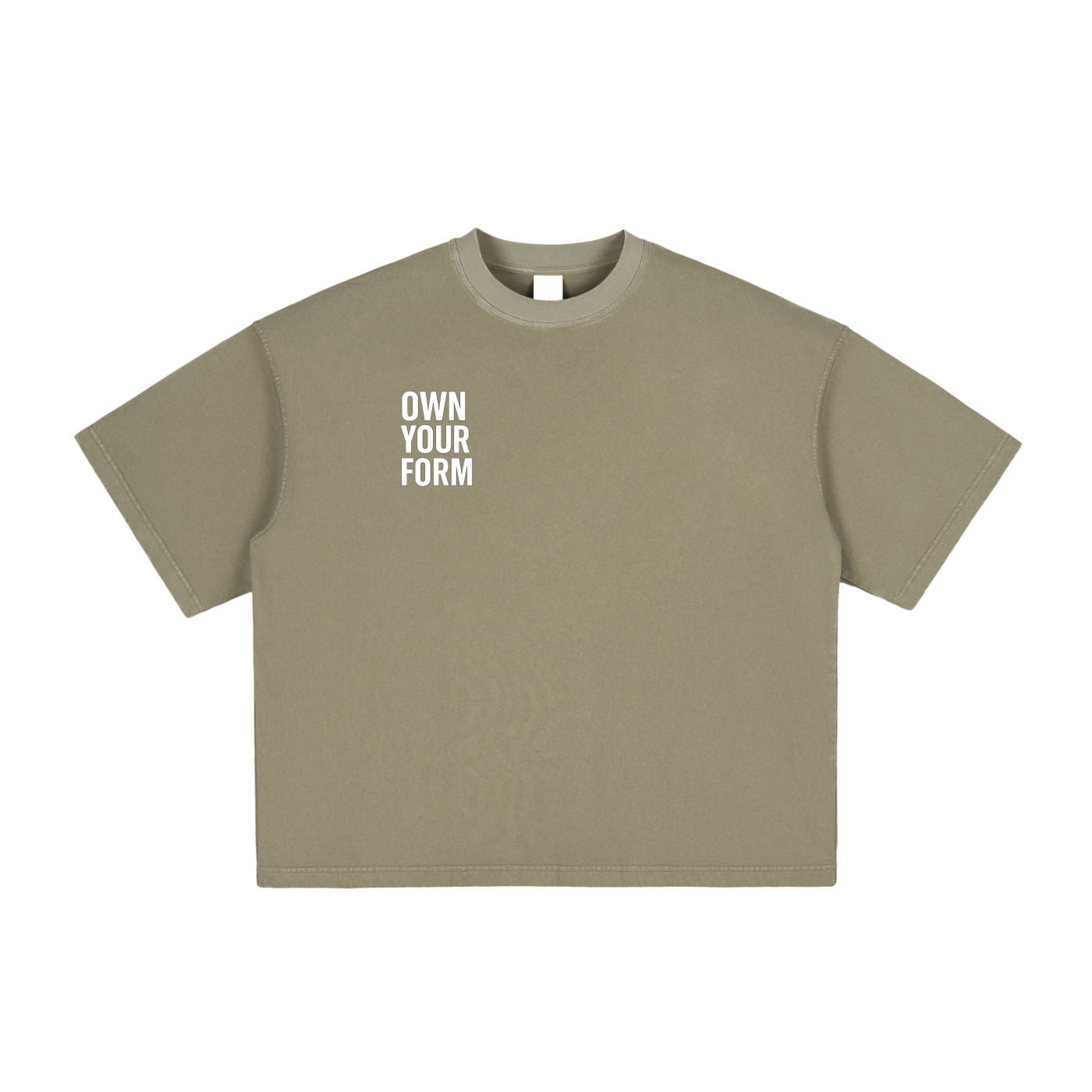 OWN YOUR FORM - Vintage Washed Boxy T-Shirt