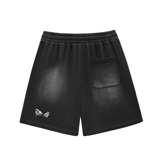 TOO RAW TO BE REGULAR -  Raw Edge Cotton Shorts