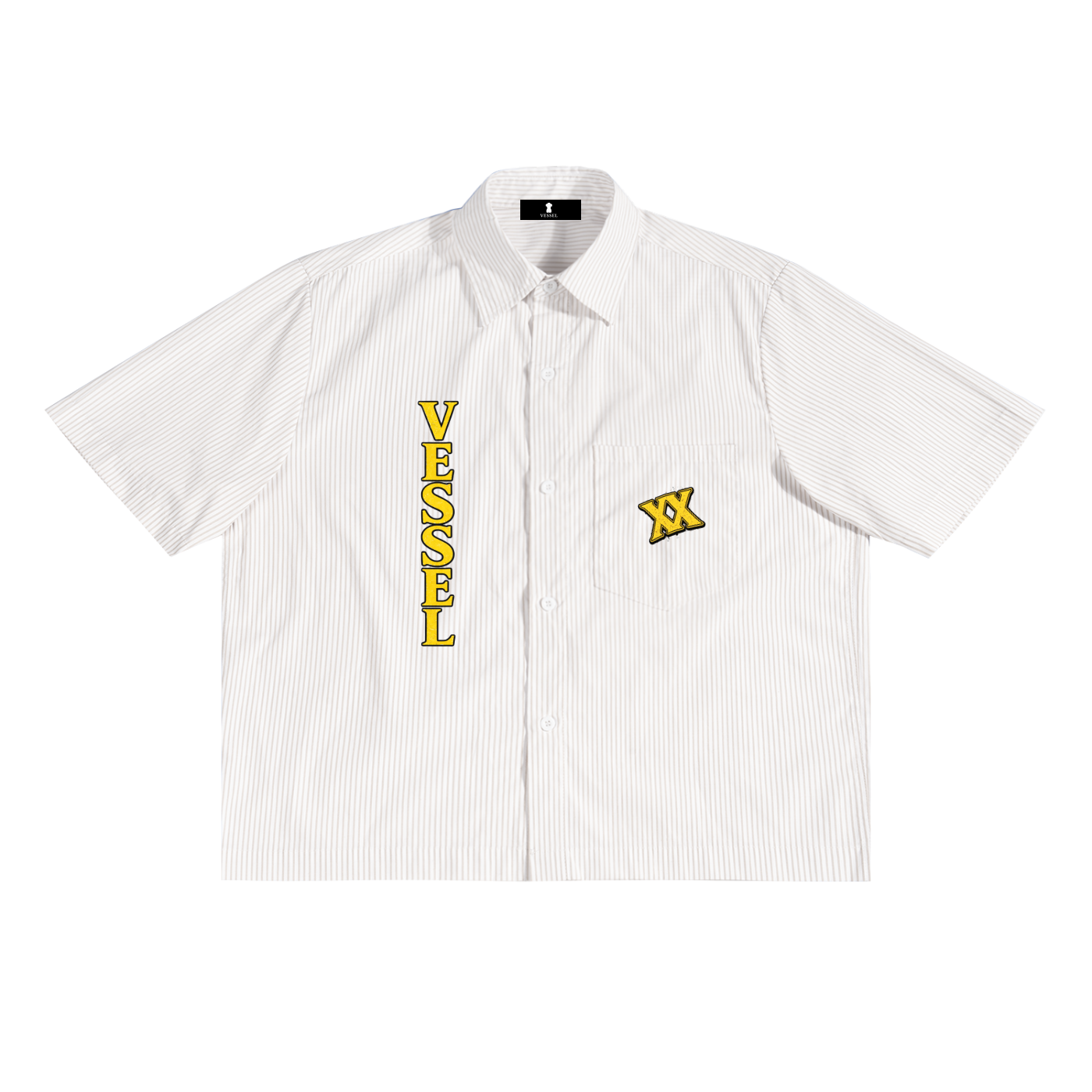 UNUSUAL - Oversized Vertical Stripe Boxy Shirt