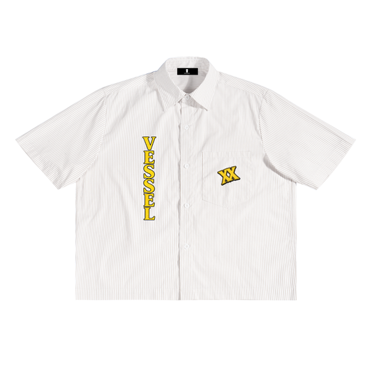 UNUSUAL - Oversized Vertical Stripe Boxy Shirt