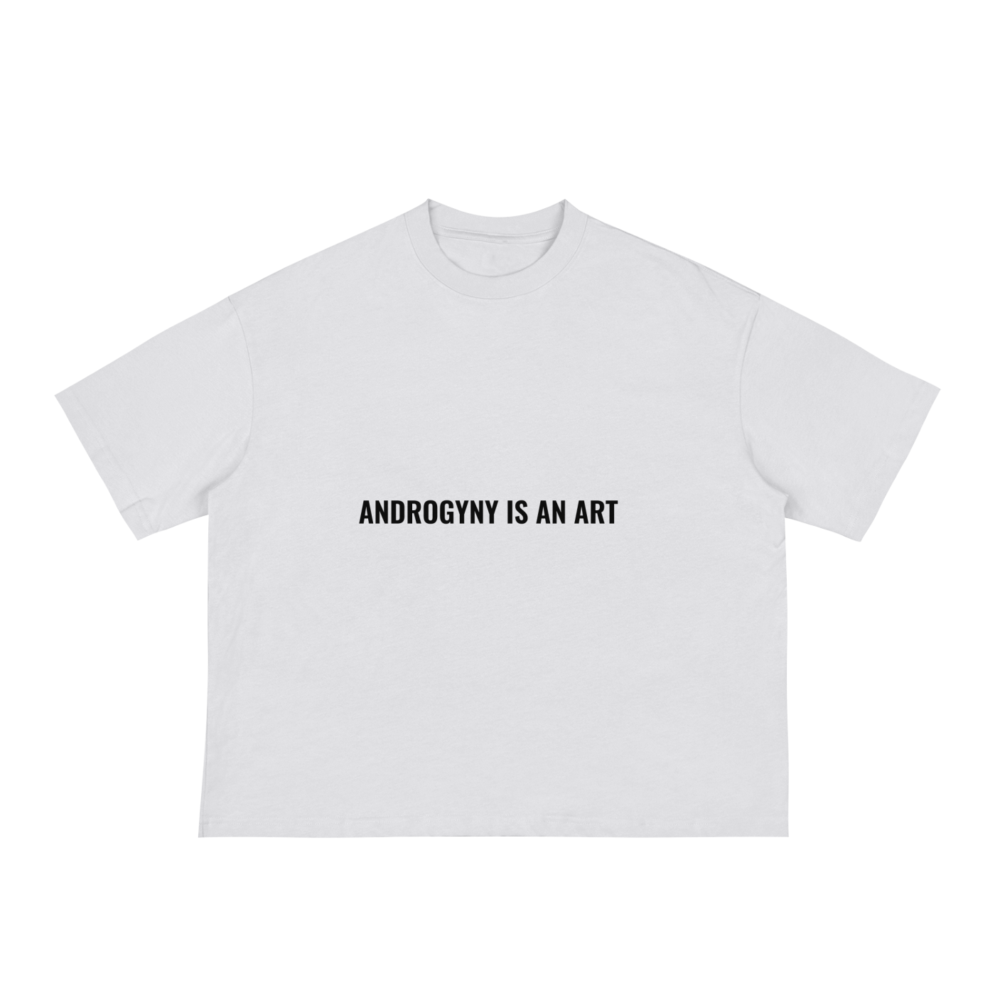 ANDROGYNY IS AN ART - CLASSIC BOXY TEE