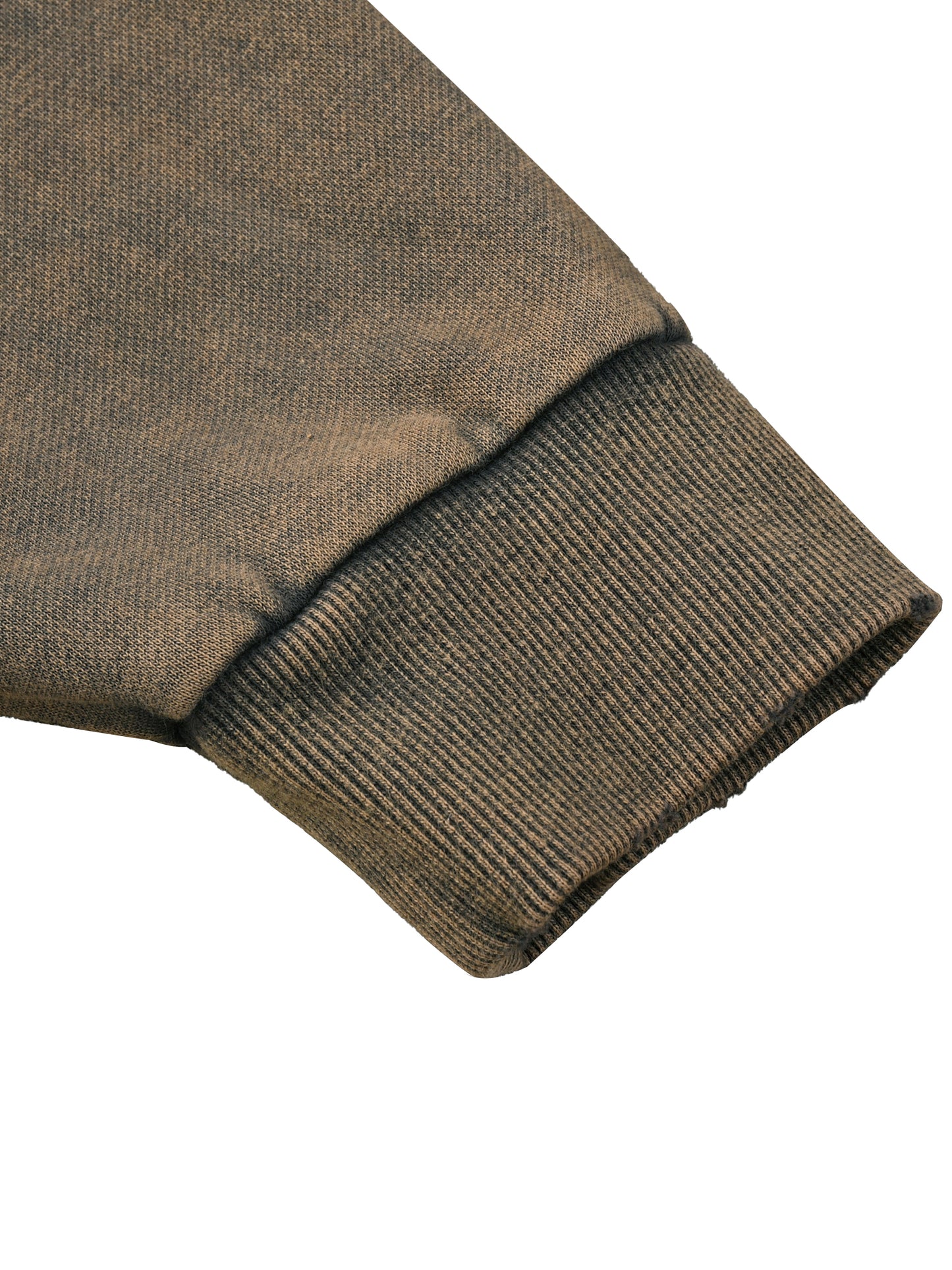 BUILT DIFFERENT - Vintage Washed Frayed-Hem Hoodie